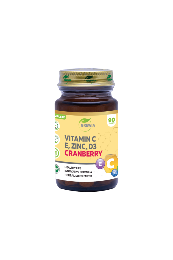 ИМУНИТЕТ - VITAMIN C - VITAMIN E - ZINK - VITAMIN D3 - CRANBERRY
