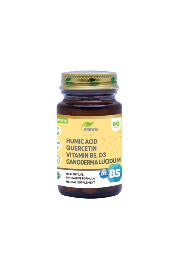 СИЛЕН ИМУНИТЕТ / ПРОТИВОВИРУСНО / АНТИОКСИДАНТ - HUMIC ACID – QUERCETIN - VITAMIN B5 - VITAMIN D3 – GANODERMA LUCIDUM