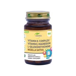 МЕТАБОЛИЗЪМ И ИМУНИТЕТ - VITAMIN B /COMPLEX/ - VITAMIN E – MAGNESIUM – L – SELENOMETHIONINE - FOLIC ACID - NIGELLA SATIVA