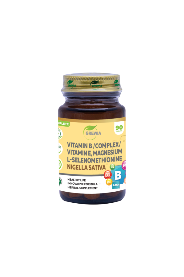 МЕТАБОЛИЗЪМ И ИМУНИТЕТ - VITAMIN B /COMPLEX/ - VITAMIN E – MAGNESIUM – L – SELENOMETHIONINE - FOLIC ACID - NIGELLA SATIVA