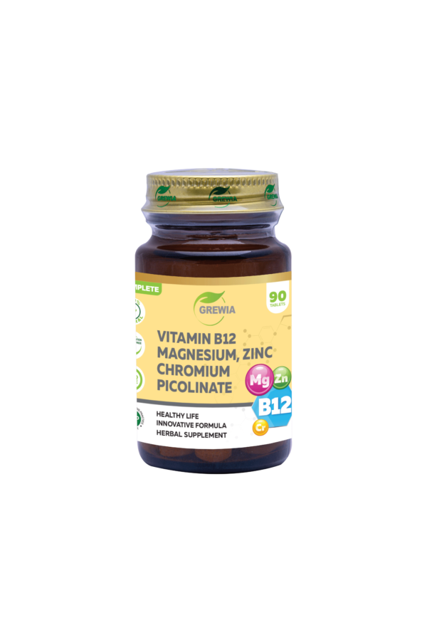 ИМУННА СИСТЕМА - VITAMIN B12 – MAGNEZIUM – ZINC - CHROMIUM PICOLINATE