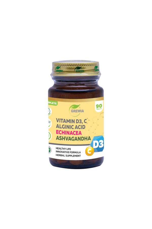 ВИРУСИ И ИМУНИТЕТ - VITAMIN D3 - VITAMIN C - ALGINIC ACID - ECHINACEA - WITHANIA SOMNIFERA