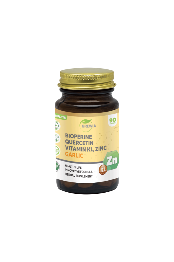 ВИРУСНА ЗАЩИТА - BIOPERINE – QUERCETIN - VITAMIN K1 – ZINK - GARLIC