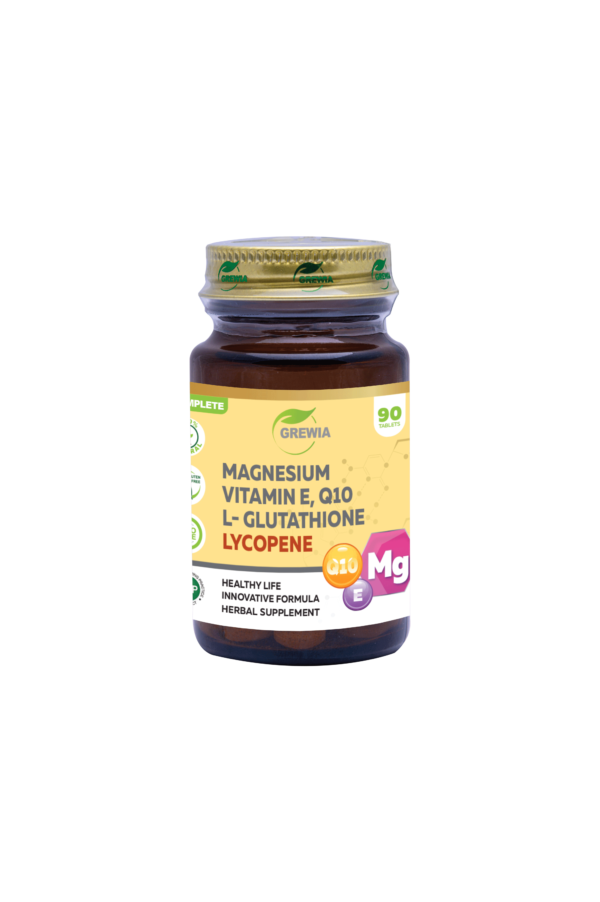 ДЕТОКСИКАЦИЯ / ИМУНОСТИМУЛАНТИ - MAGNESIUM - VITAMIN E - COENZYME Q10 - L - GLUTATHIONE - LYCOPENE