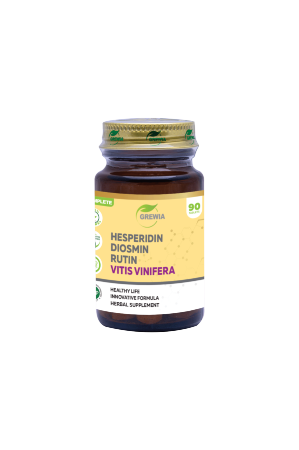 РАЗШИРЕНИ ВЕНИ / ХЕМОРОИДИ / КРЪВОНОСНА С-МА - HESPERIDIN - DIOSMIN - RUTIN - VITIS VINIFERA