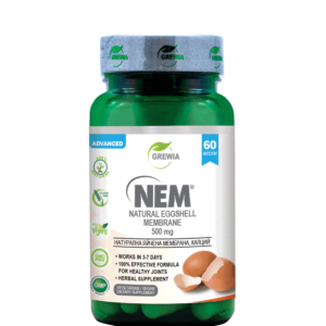 СТАВИ / КОСТИ / СУХОЖИЛИЯ - NEM - NATURAL EGGSHELL MEMBRANE 500mg