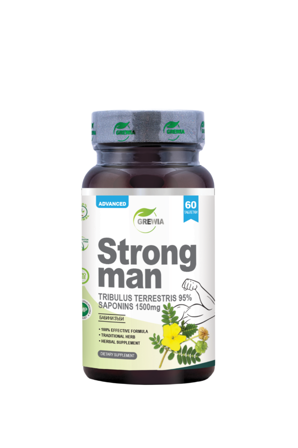 ФЕРТИЛИТЕТ / STRONG MAN - TRIBULUS TERRESTRIS 95% SAPONINS 1500MG.