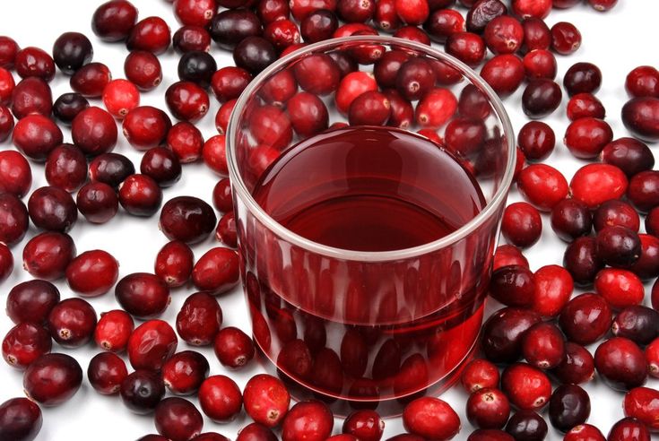 сок от червени боровинки
